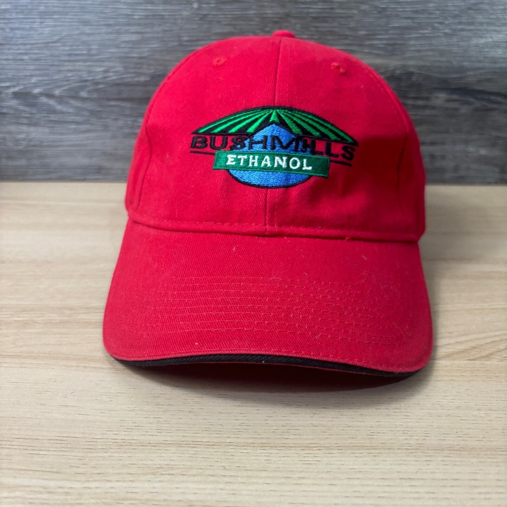 Bushmills Ethanol Hat Cap Strap Back Red Ethanol Kicks Gas Adjustable